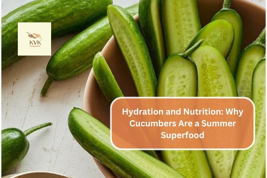 Hydration and Nutrition: Why Cucumbers Are a Summer Superfood